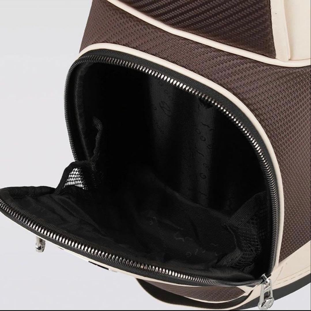 新品タグ付　9型　スタンドバッグ ブラウン