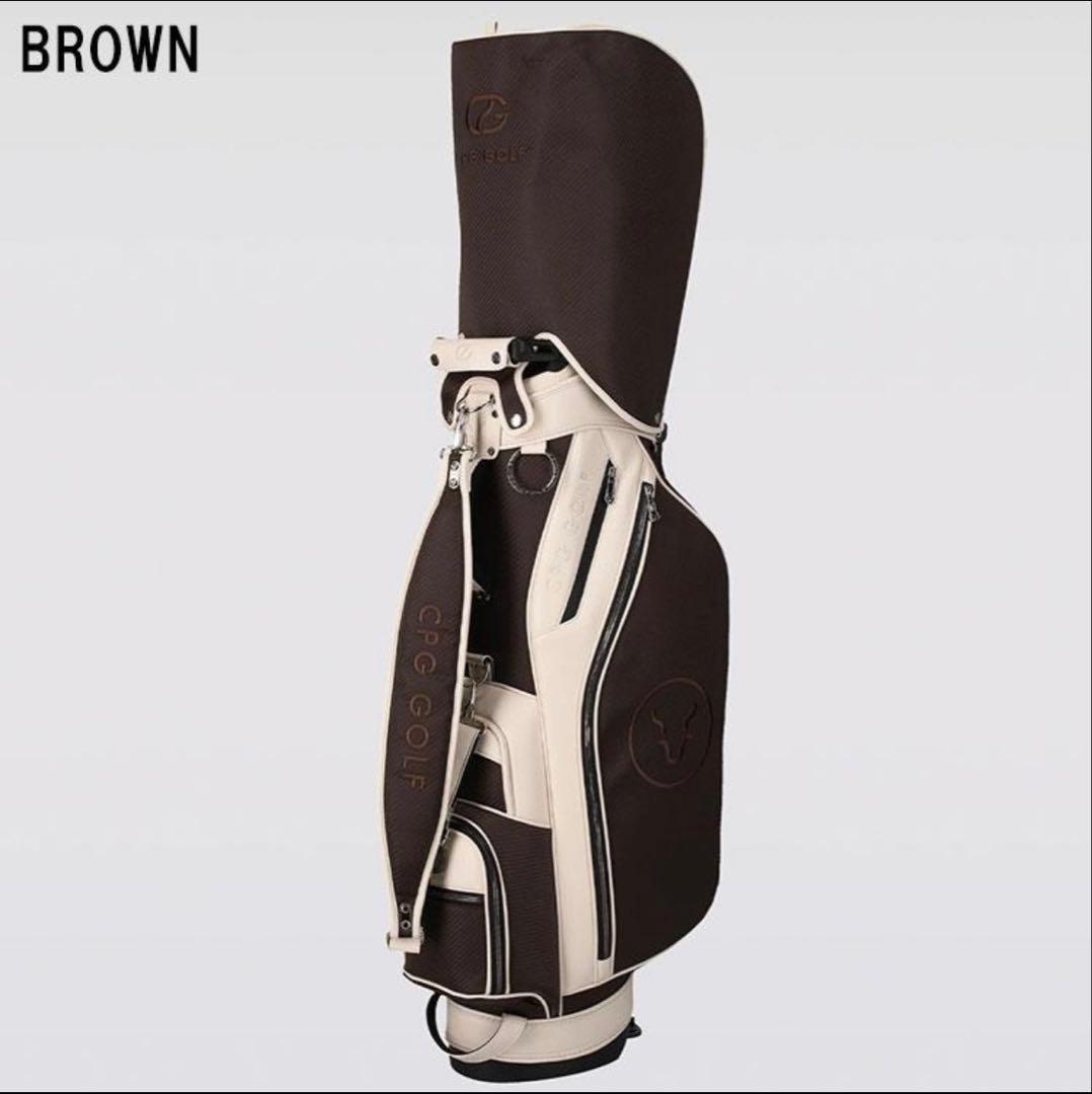 新品タグ付　9型　スタンドバッグ ブラウン