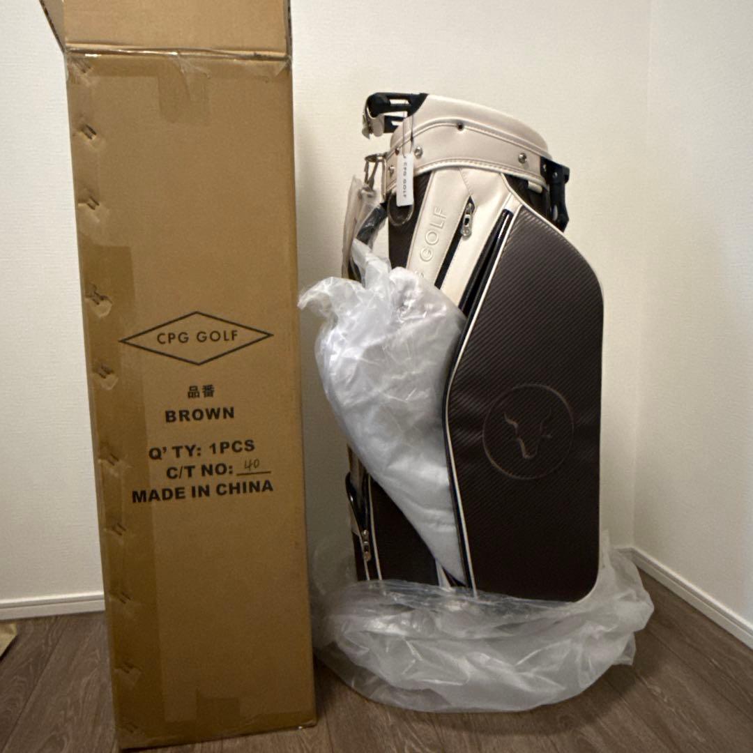 新品タグ付　9型　スタンドバッグ ブラウン