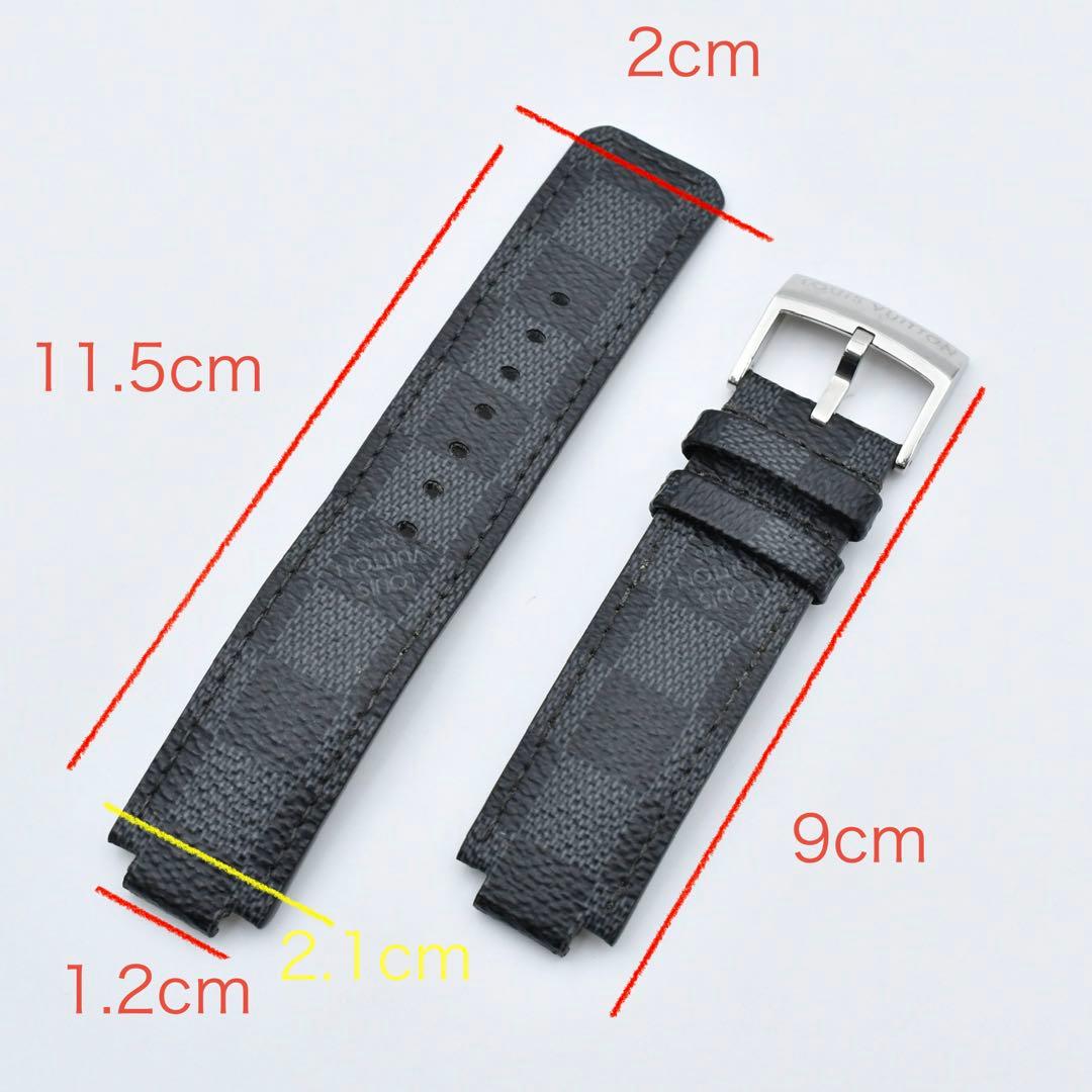 【美品】ルイヴィトン ダミエ タンブール 替えベルト レザーベルト ストラップ