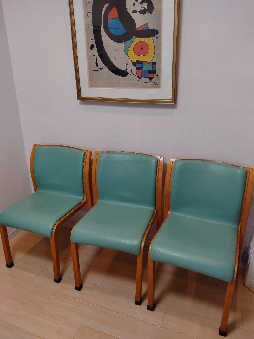 天童木工、木製ダイニングチェア２脚セット