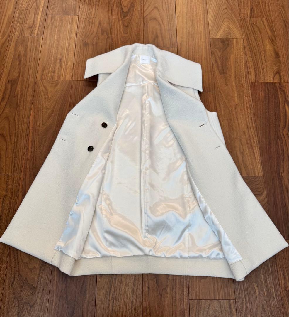 大幅値下げ‼︎shirocon☆yori☆コクーンジレ☆ビッグ襟 ホワイト