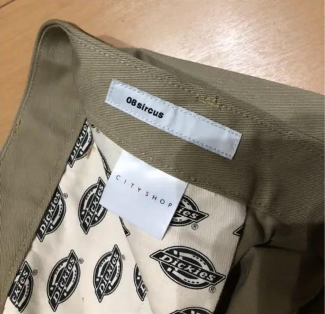 【新品】【未使用】08sircus ディッキーズ　コラボ　ワイド　パンツ
