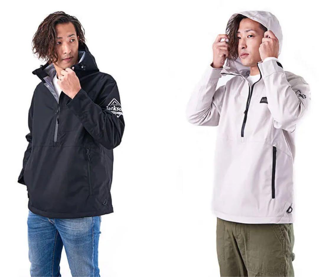 ジャクソン(Jackson) 耐久撥水ハーフジップパーカー　サイズS