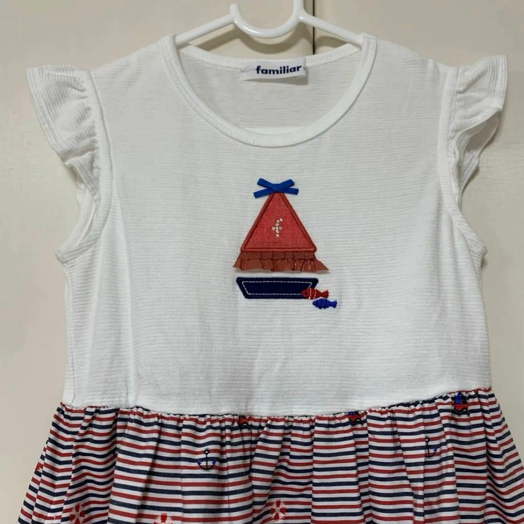 コッコ様おまとめ専用　ファミリア　半袖ワンピース＆長袖ワンピース