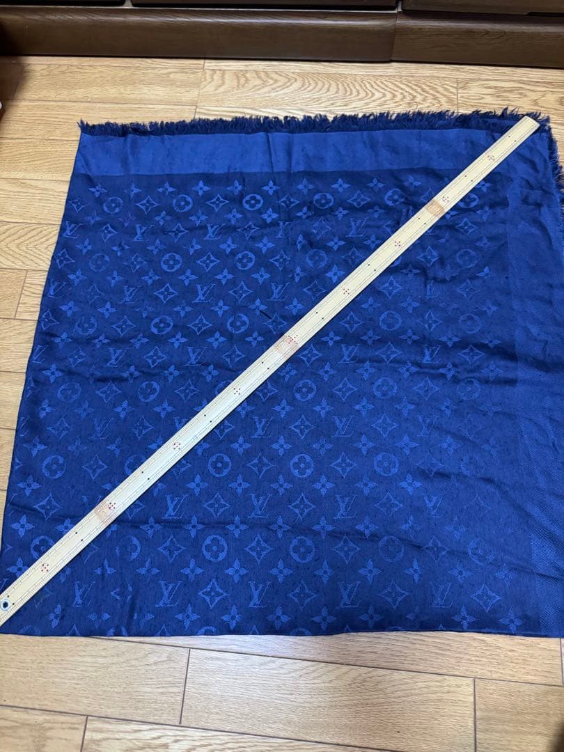 大判ショール ネイビー ルイヴィトン LOUIS VUITTON