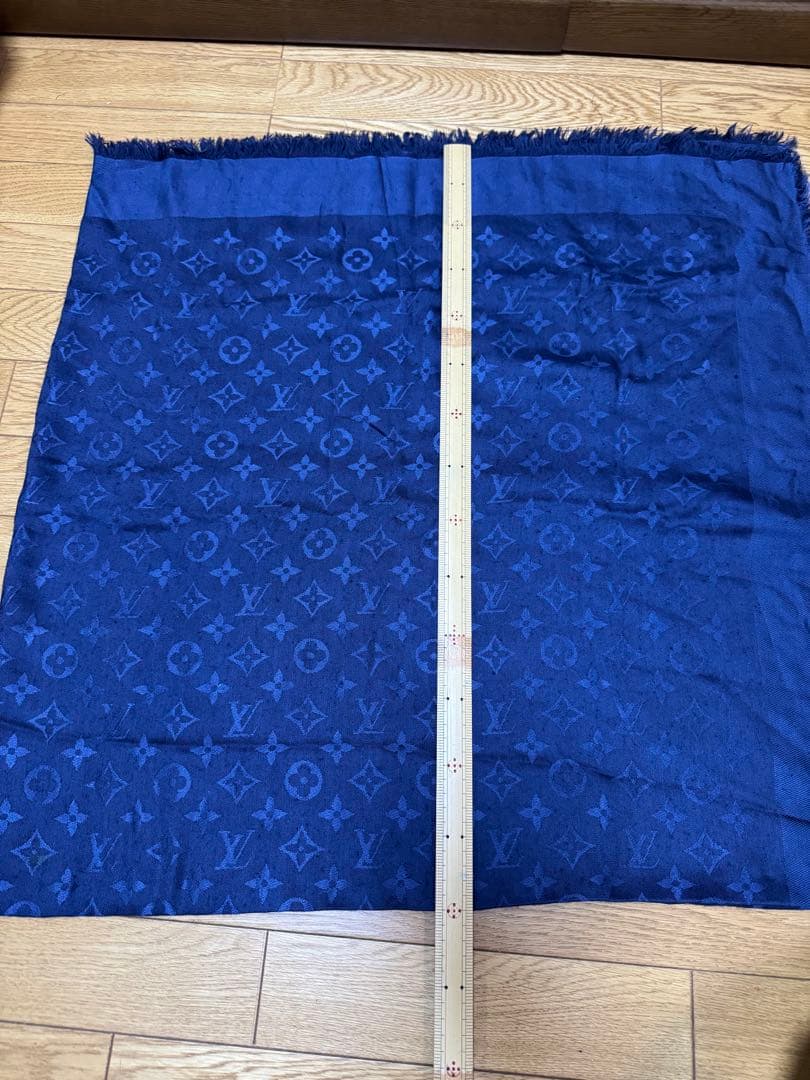 大判ショール ネイビー ルイヴィトン LOUIS VUITTON