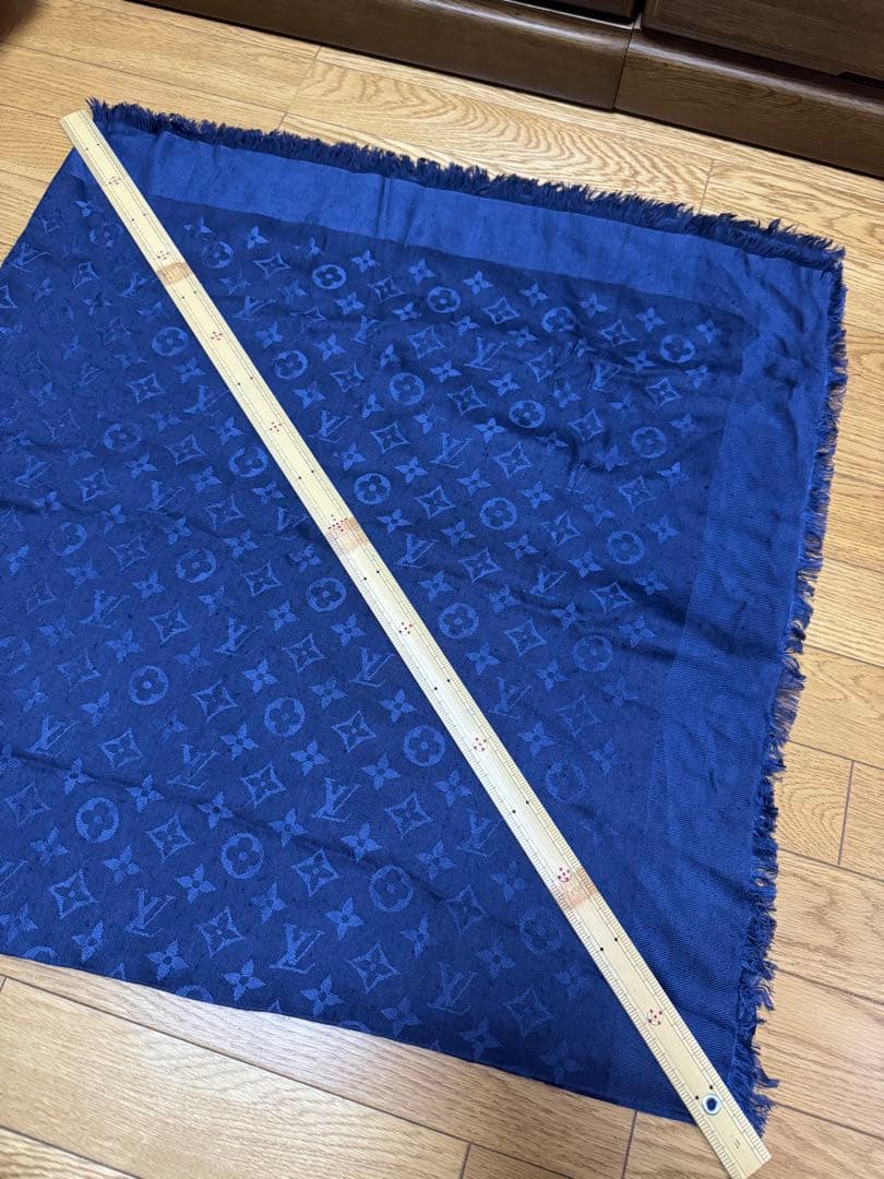 大判ショール ネイビー ルイヴィトン LOUIS VUITTON