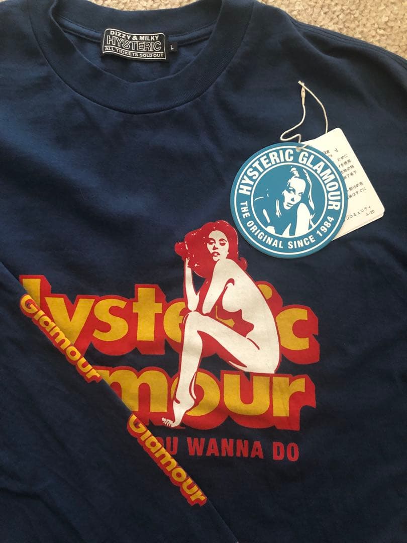 試着のみHYSTERICGLAMOURヒステリックグラマーロングTシャツ