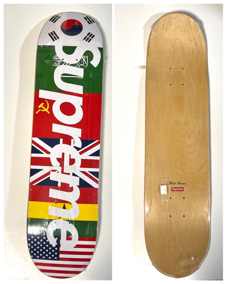 美品★Supreme 国旗デザイン スケートボードデッキ