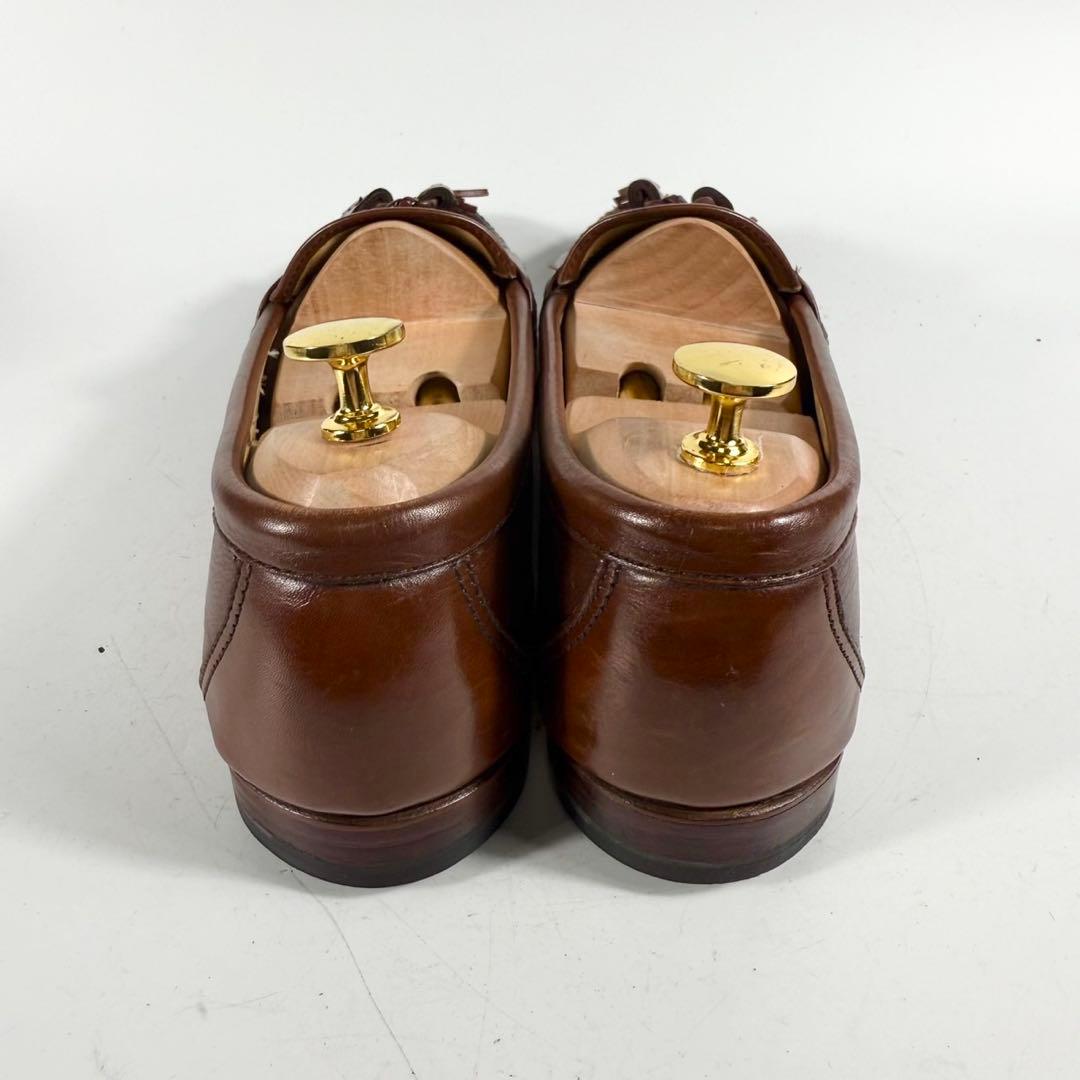 【USA製】COLE HAAN コールハーン　タッセルローファー　革靴　茶 良品