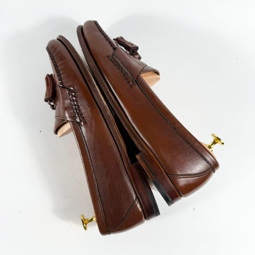 【USA製】COLE HAAN コールハーン　タッセルローファー　革靴　茶 良品