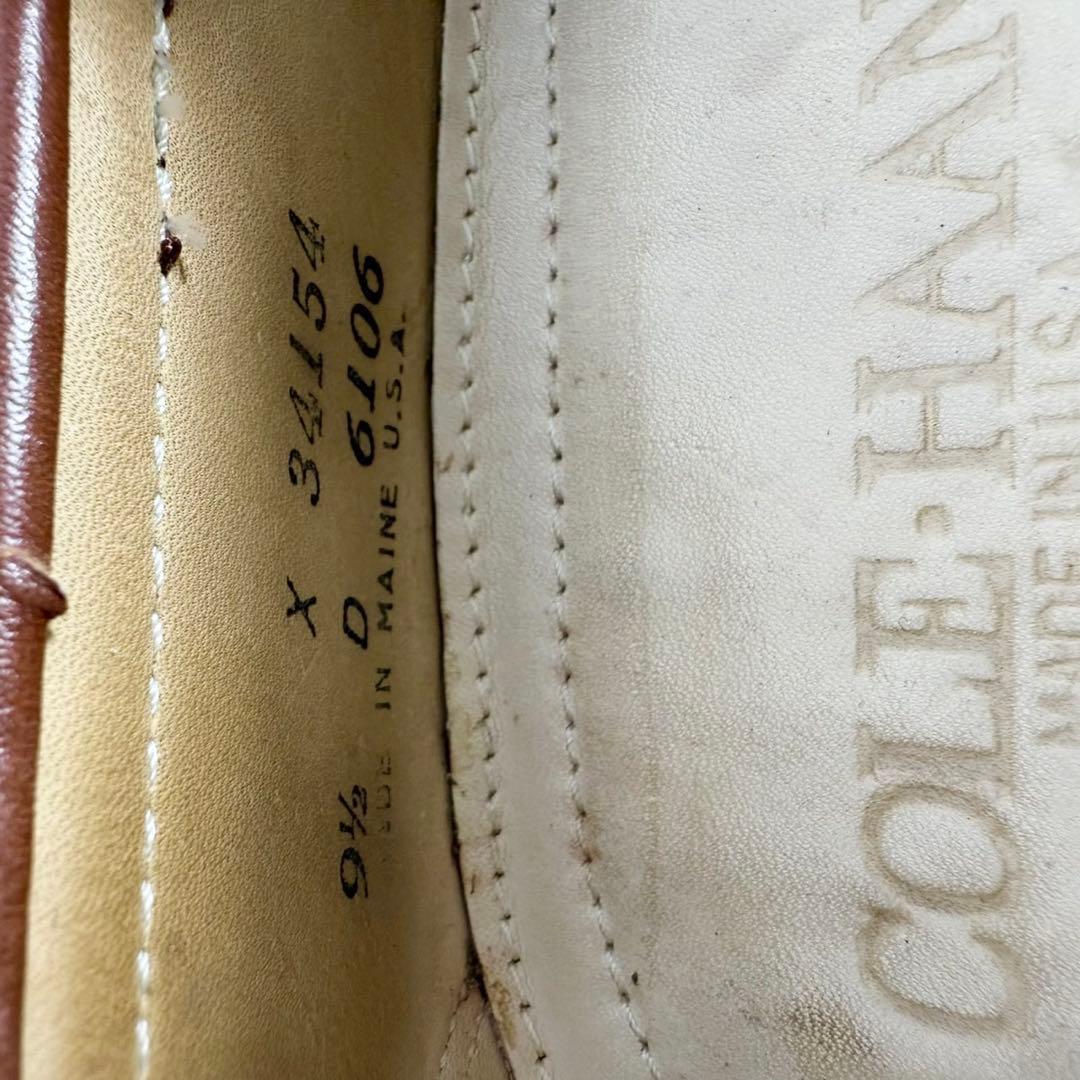 【USA製】COLE HAAN コールハーン　タッセルローファー　革靴　茶 良品