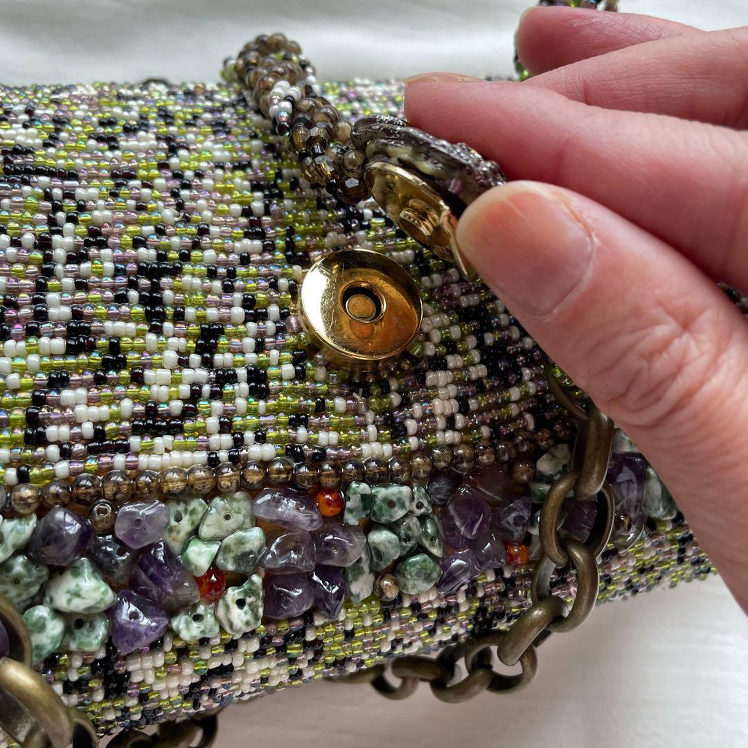 MARYFRANCES メリーフランシス ビーズ　ショルダーバッグ パーティー