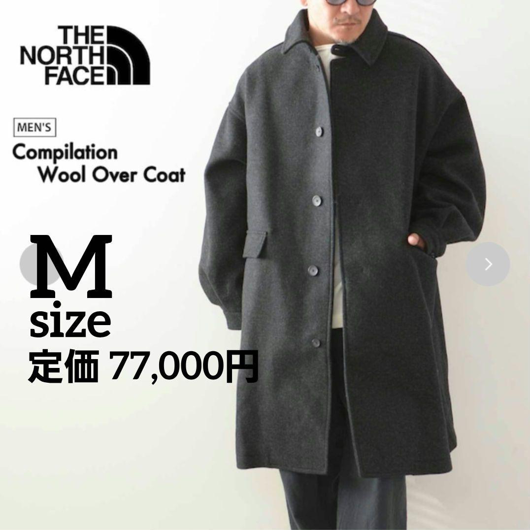 新品M ノースフェイス コンピレーション ウール オーバーコート