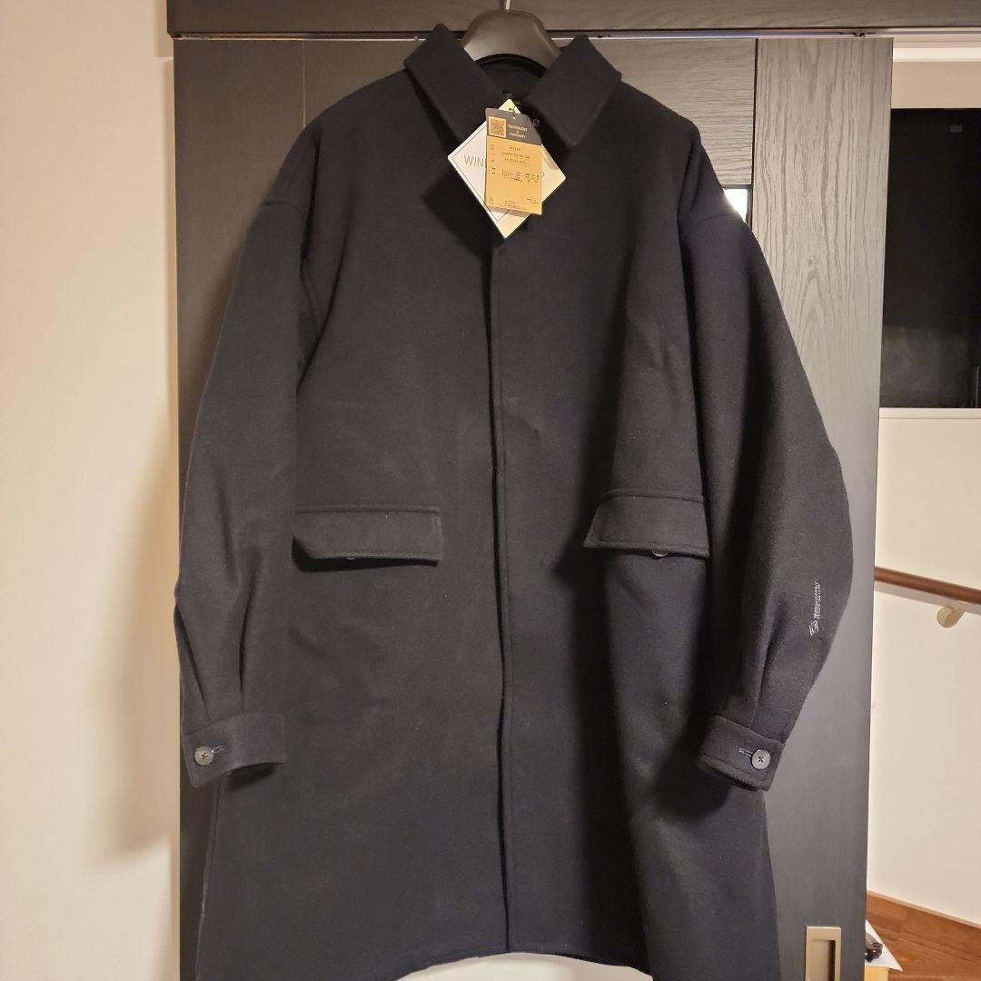 新品M ノースフェイス コンピレーション ウール オーバーコート