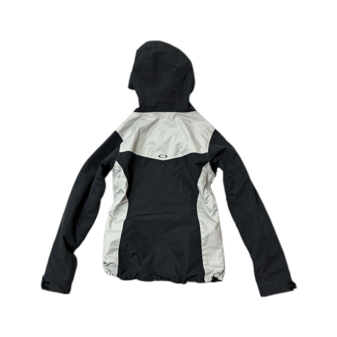 Oakley フード付きジャケット 黒/グレー スキーウェア ジャケット 冬