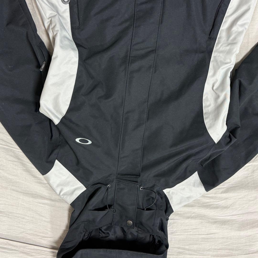 Oakley フード付きジャケット 黒/グレー スキーウェア ジャケット 冬