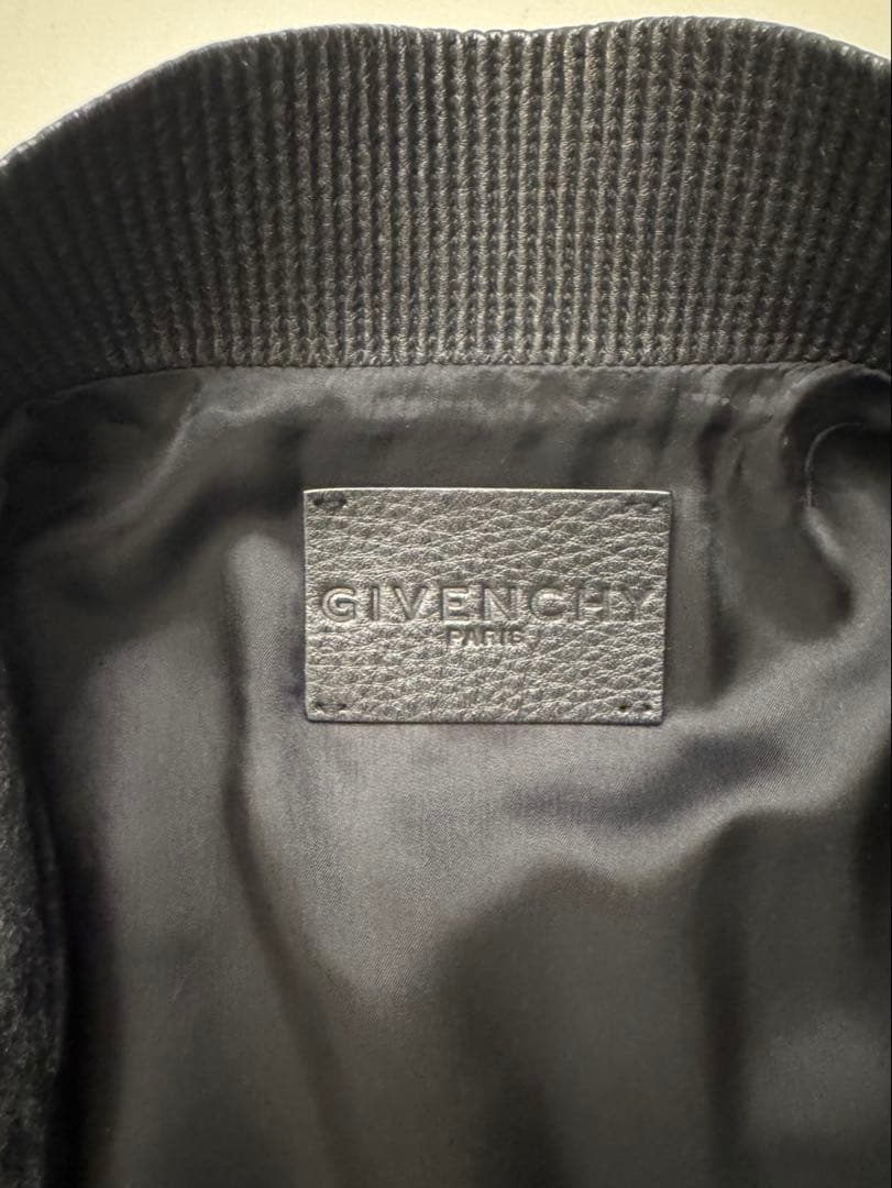 GIVENCHY Black Chain Bomber Jacket ジャケット