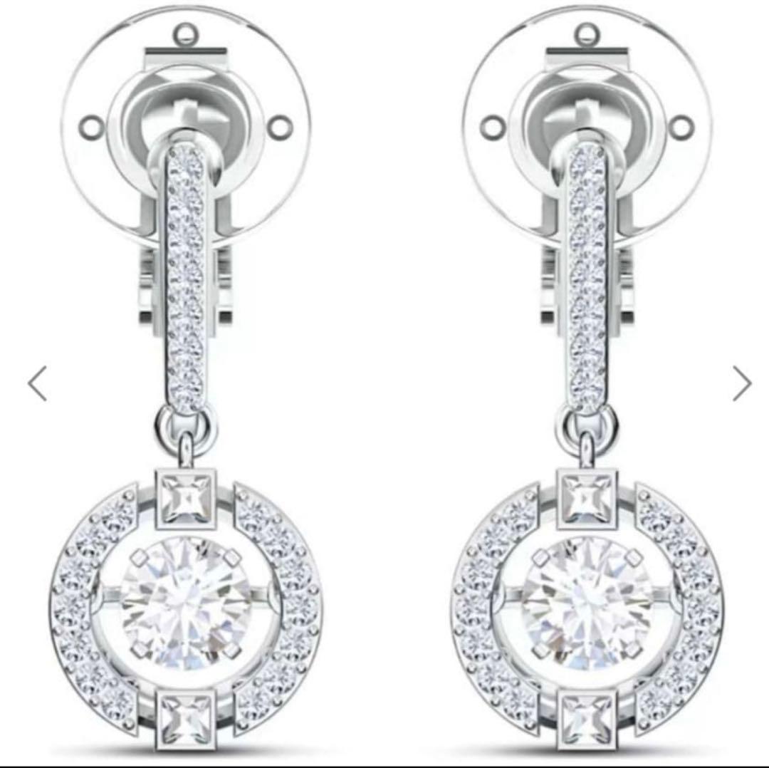 SWAROVSKI　Sparkling Dance Round イヤリング