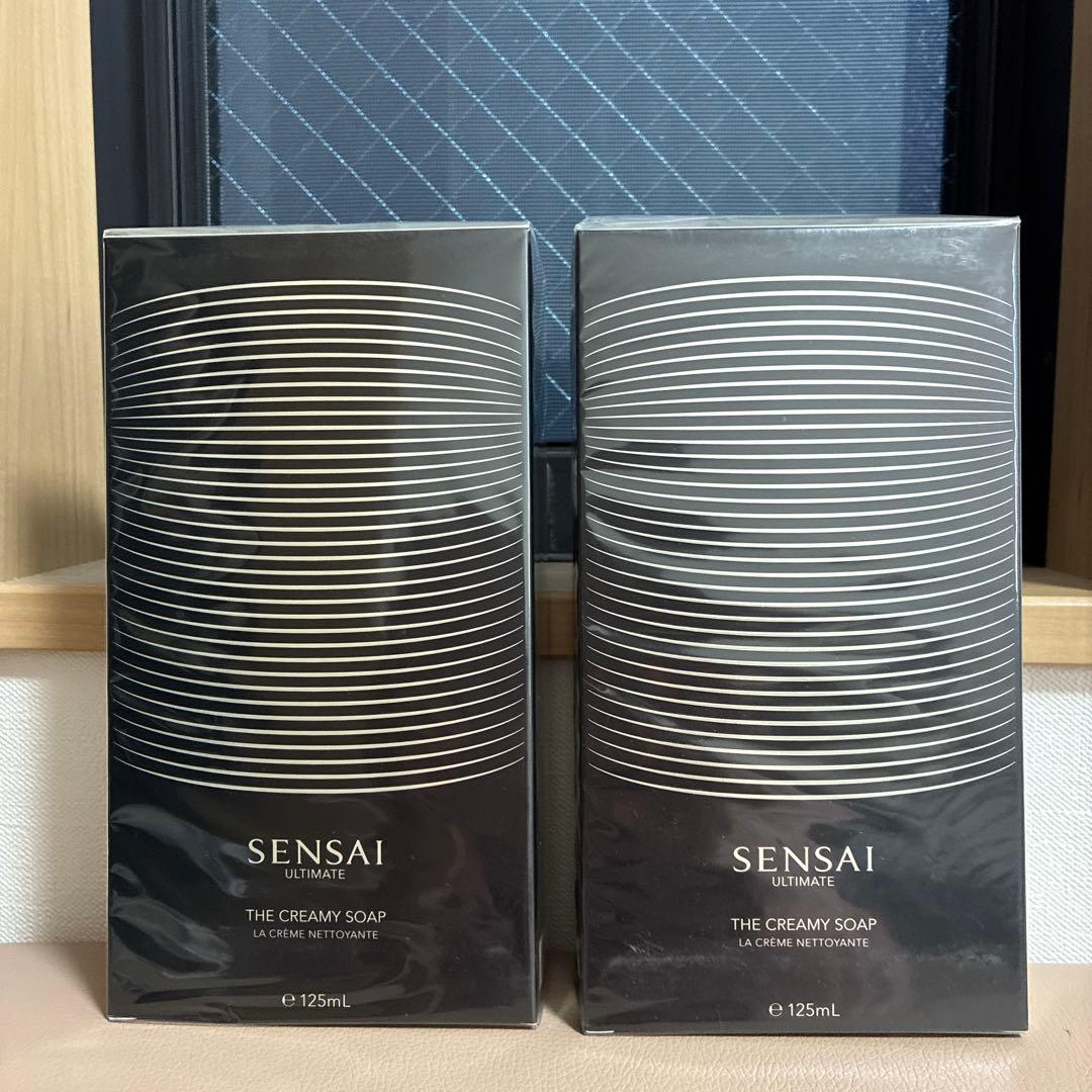 SENSAI THE CREAMY SOAP 125ml 2個セットブラシ付き