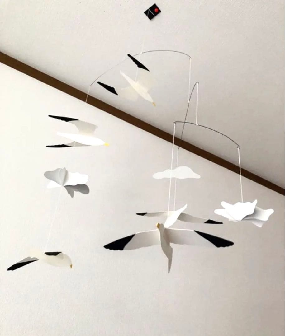 【たかこ】モビール6点 ❤︎鶴/富士山/梅/松❤︎クジラ❤︎お月見❤︎カモメ❤︎ 他