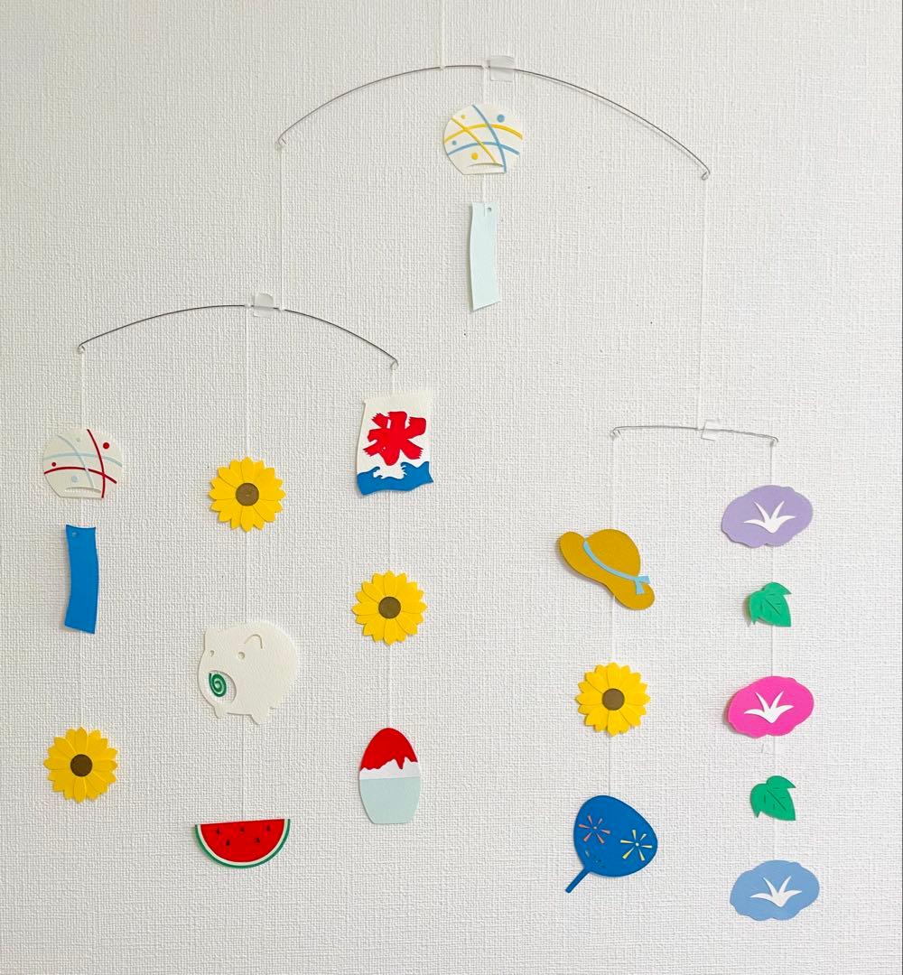 【たかこ】モビール6点 ❤︎鶴/富士山/梅/松❤︎クジラ❤︎お月見❤︎カモメ❤︎ 他