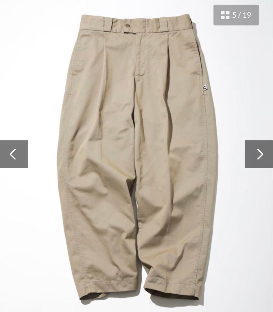 CANVAS88　TC Twill 1 Tuck Pants