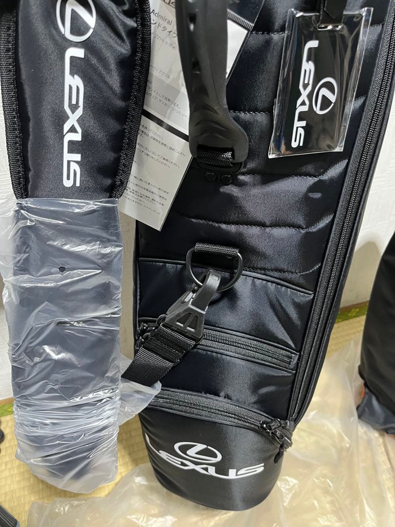 新品！レクサス＆アドミラル　lexus admiral キャディバッグ