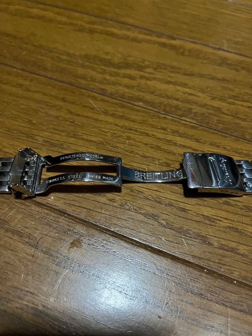 美品 BREITLING Navitimer 純正ステンレスブレス ラグ幅22