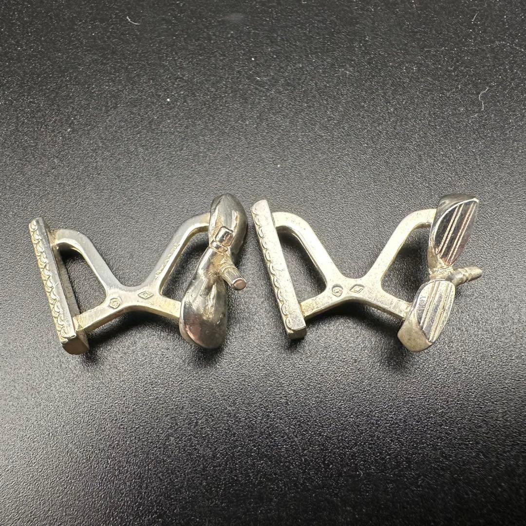 極美品✨ヴィンテージエルメス　HERMES ゴルフ　ゴルフクラブ　カフス　082