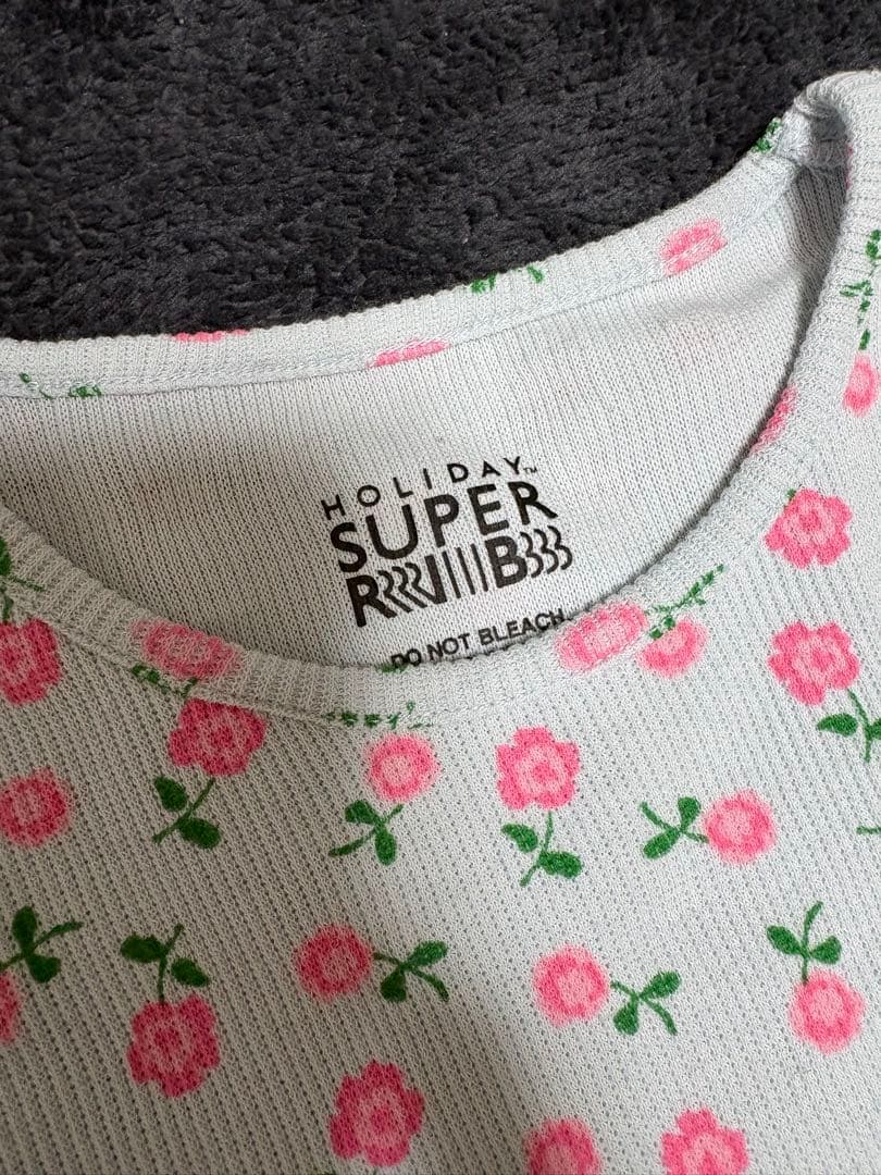 トップス HOLIDAY SUPERRIB PADDEDSHOULDER CREWNECK
