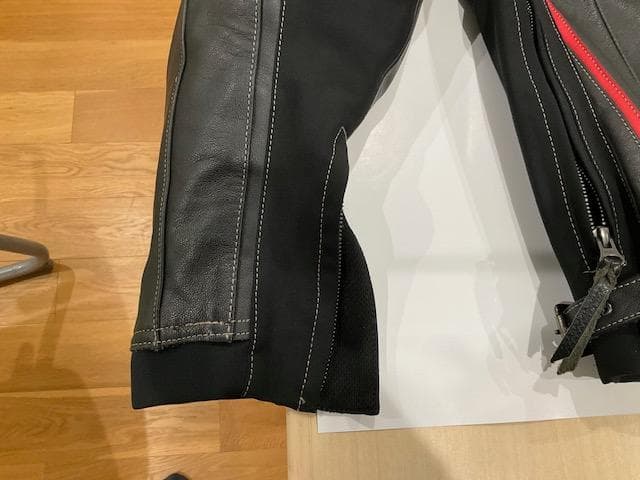 KUSHITANI レザーバイクジャケット L ブラック/レッド