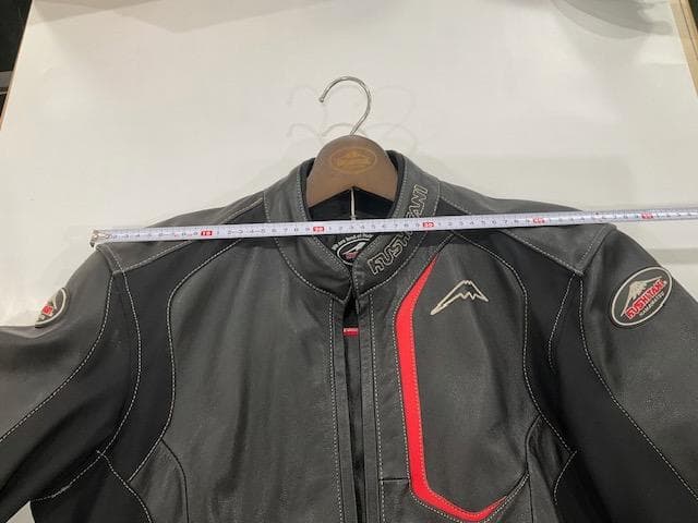 KUSHITANI レザーバイクジャケット L ブラック/レッド