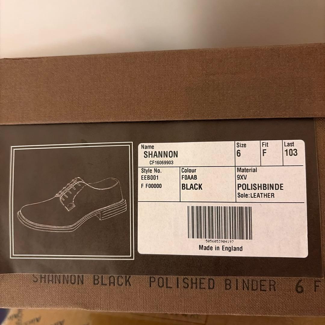 極美品　オールソール済　箱付/6F/チャーチ シャノン ポリッシュドバインダー