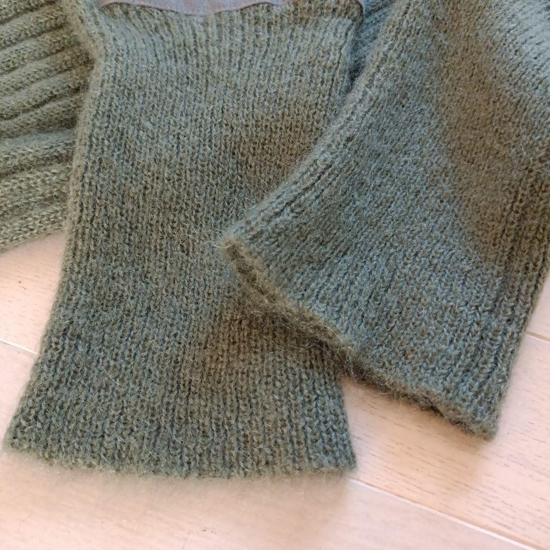 Vaquera Militaryニットドレス オリーブグリーン ワンピース