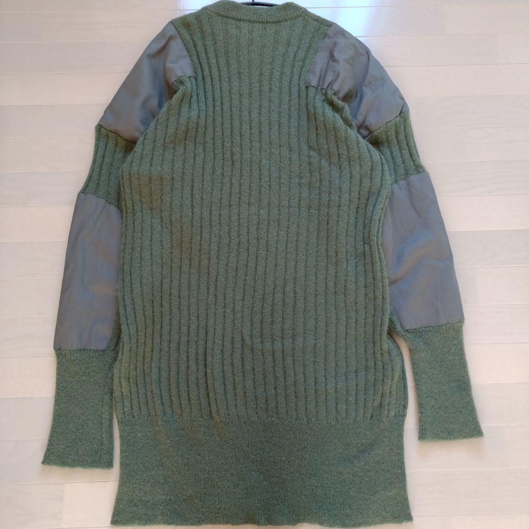 Vaquera Militaryニットドレス オリーブグリーン ワンピース