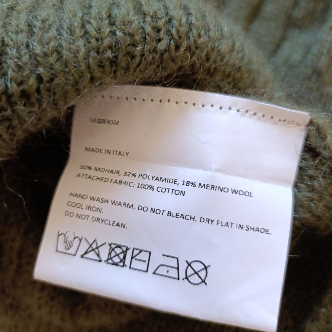 Vaquera Militaryニットドレス オリーブグリーン ワンピース