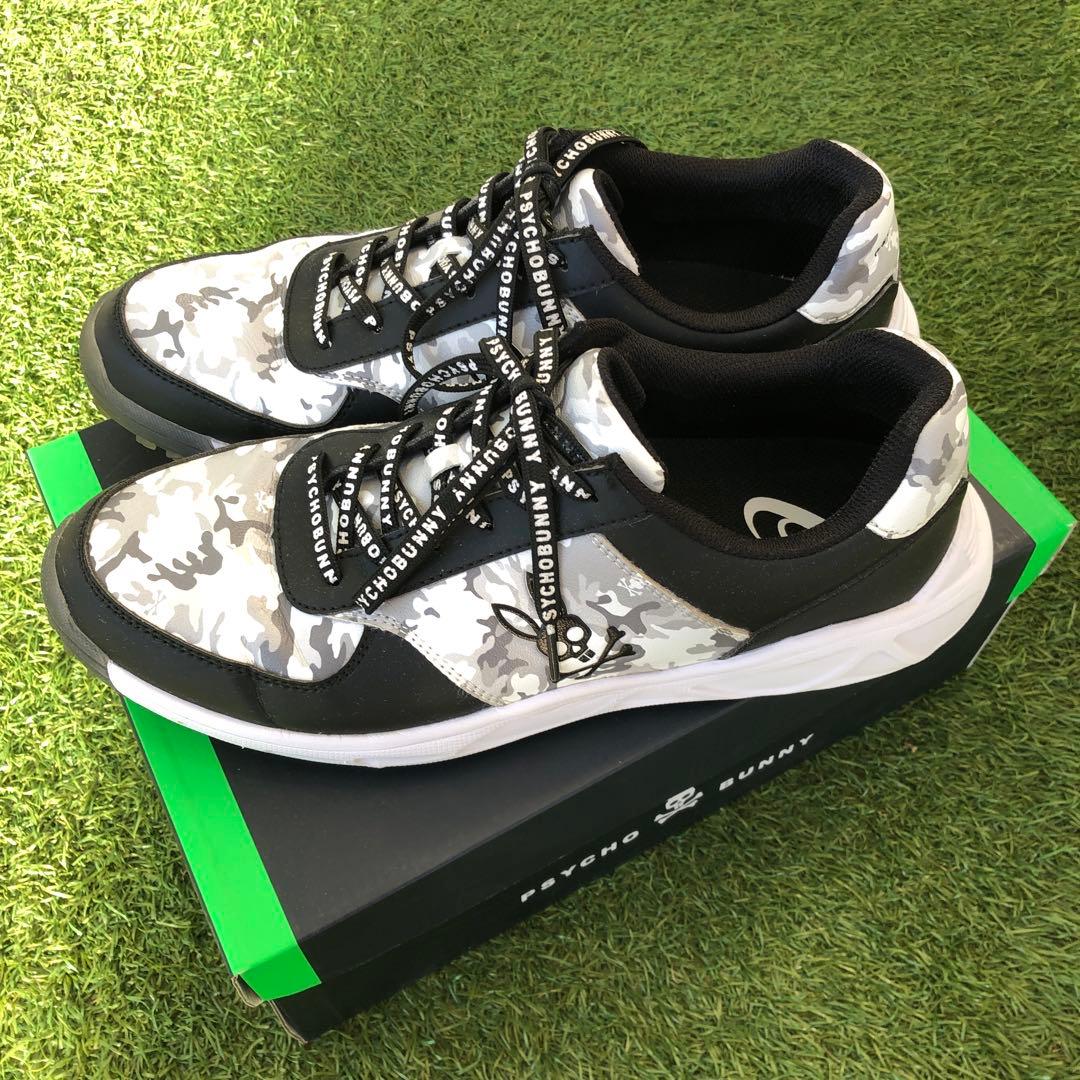 PSYCHO BUNNY カモフラージュ ゴルフスニーカーサイズ27.5cm