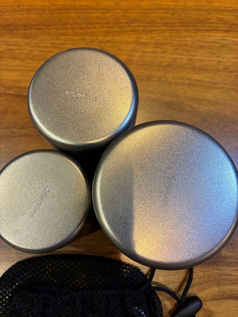 スノーピーク　雪峰　チタンマグ　H200.300.450 セット❗️