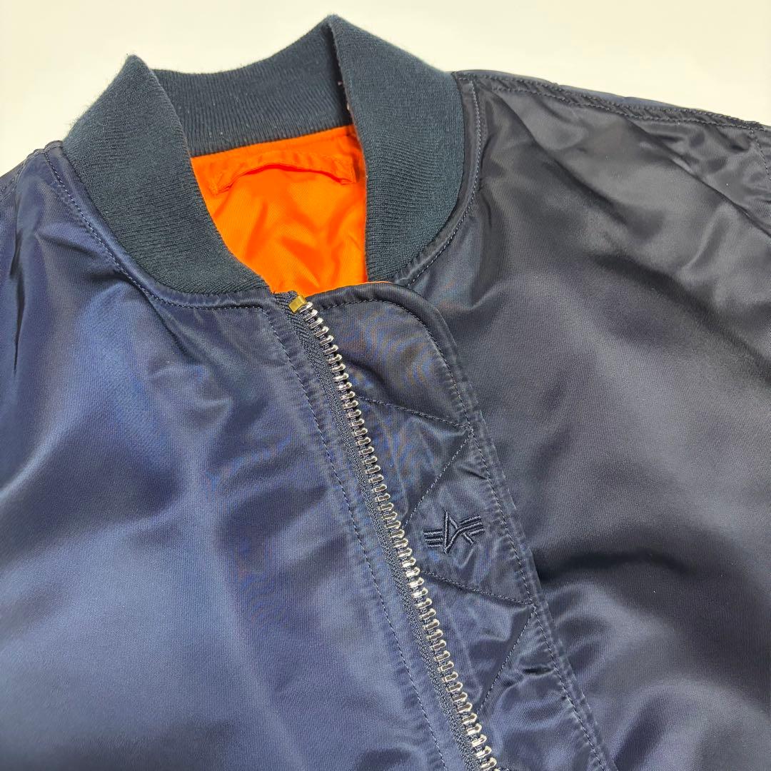 【美品】ALPHA INDUSTRIES MA-1 ネイビー