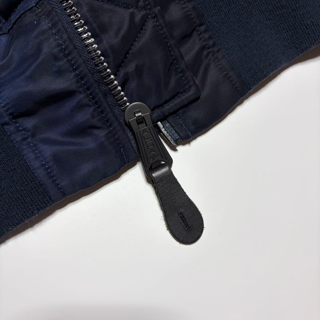 【美品】ALPHA INDUSTRIES MA-1 ネイビー