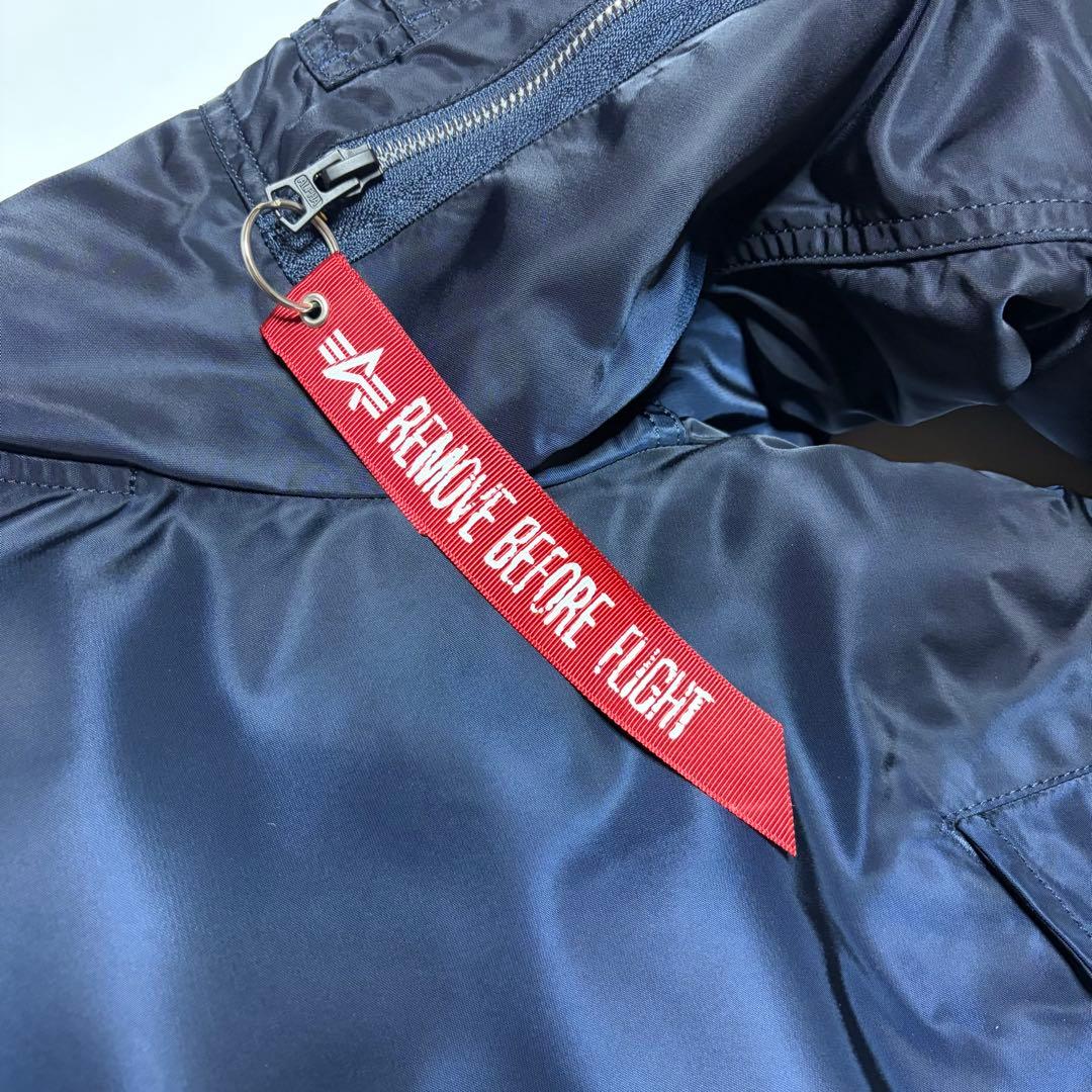 【美品】ALPHA INDUSTRIES MA-1 ネイビー
