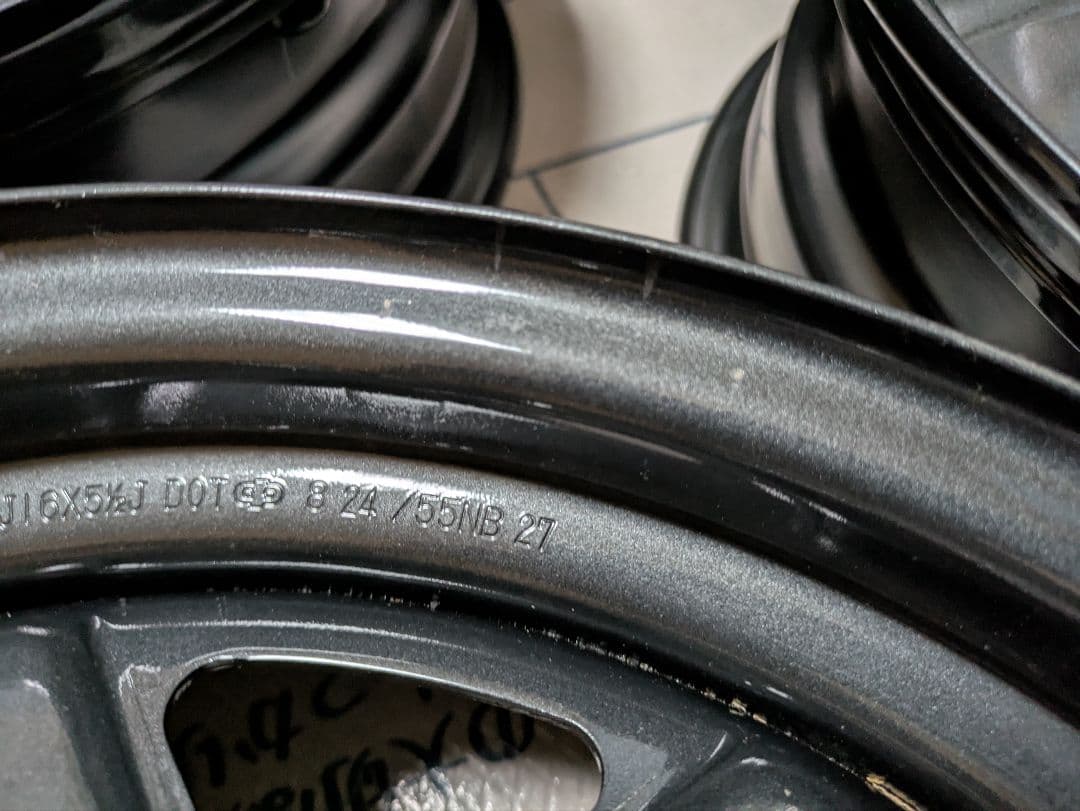 新車外し JB64 ジムニー XL XG 純正 16インチ スチールホイール