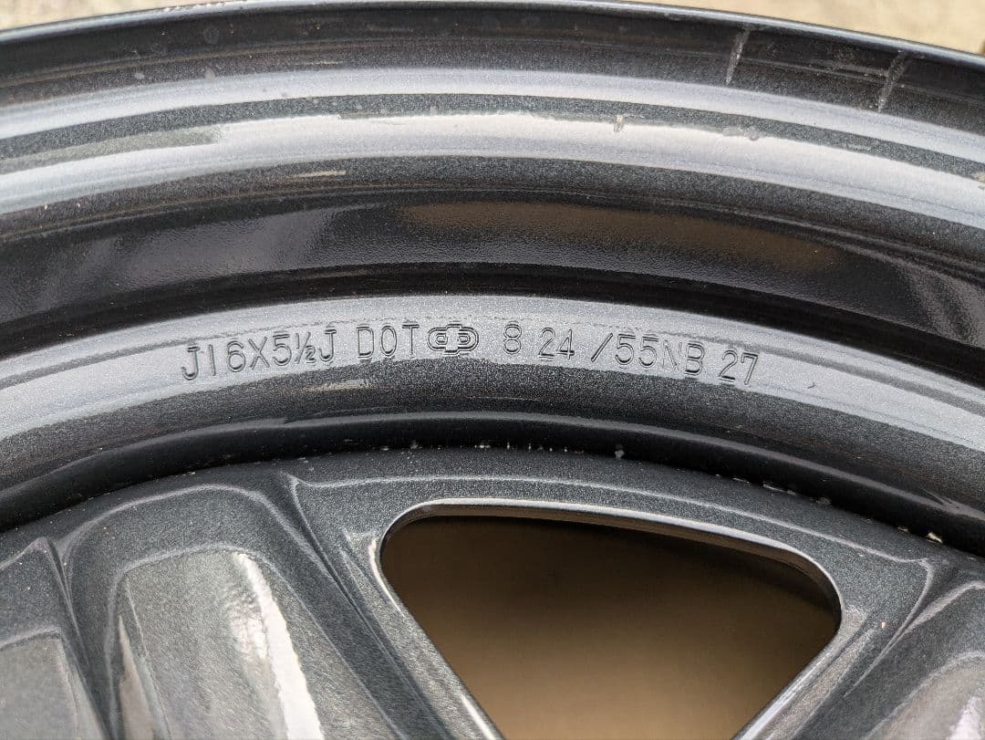 新車外し JB64 ジムニー XL XG 純正 16インチ スチールホイール