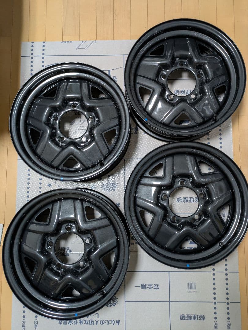 新車外し JB64 ジムニー XL XG 純正 16インチ スチールホイール