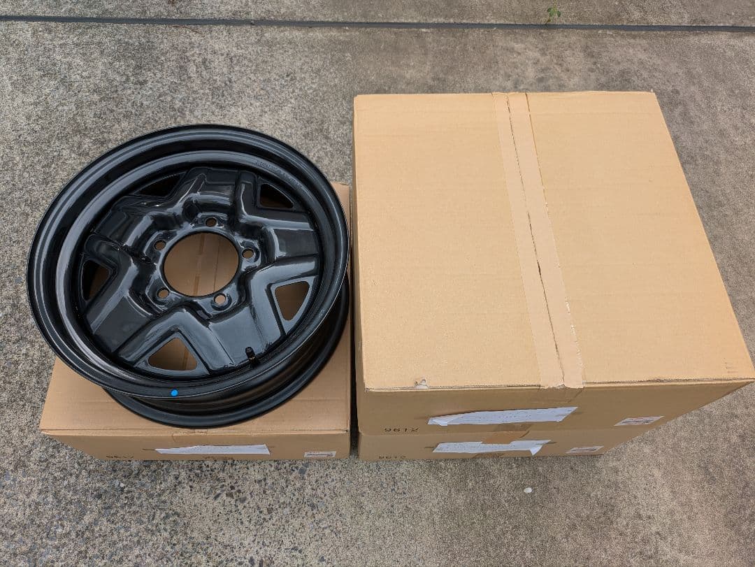 新車外し JB64 ジムニー XL XG 純正 16インチ スチールホイール