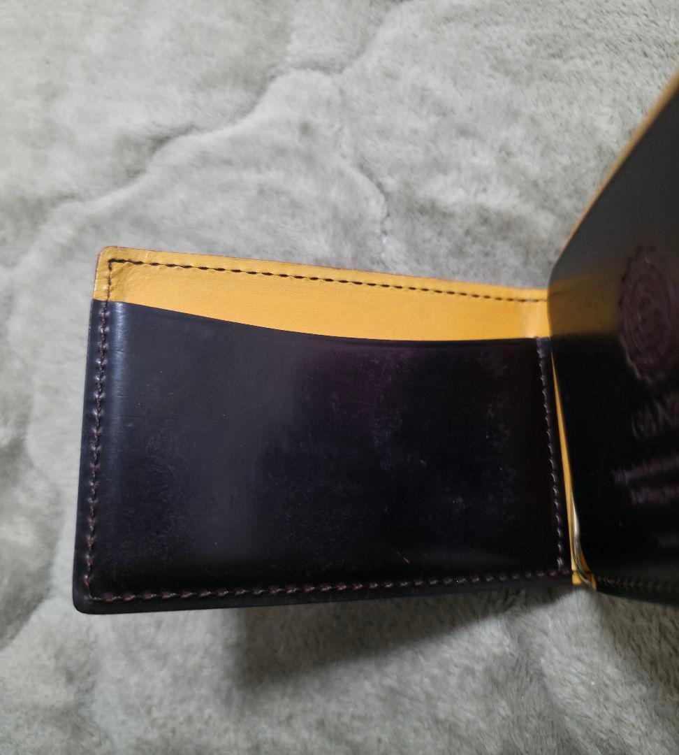 GANZO SHELL CORDOVAN 2 コンパクトマネークリップ