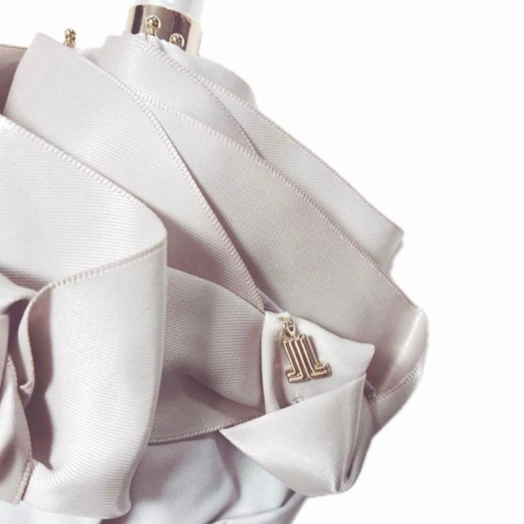 新品★ランバンオンブルー　LANVIN 婦人折り畳み傘　楽折　晴雨兼用