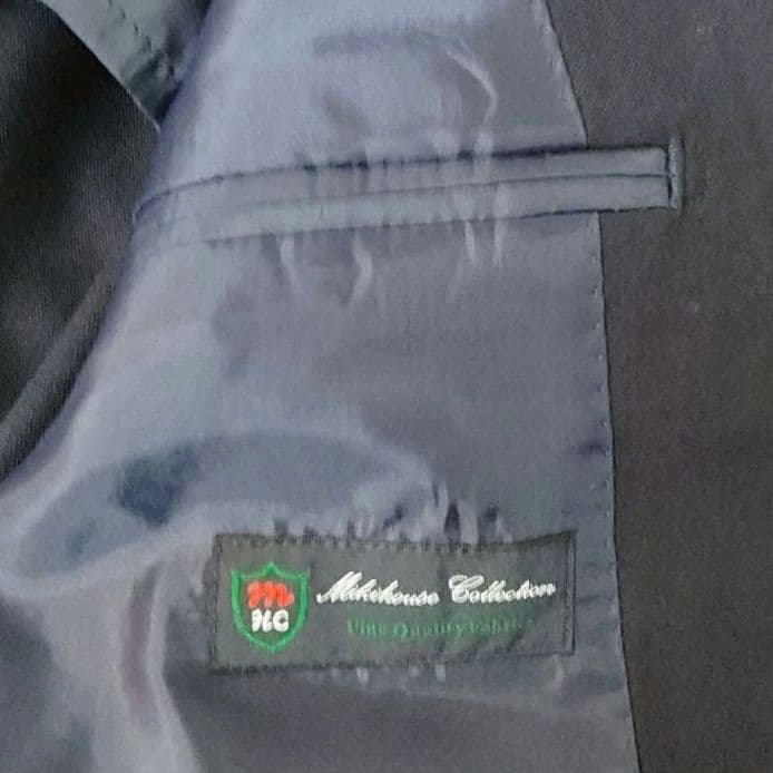 美品✨　ミキハウスコレクション　ワッペン　紺ブレ　男の子　スーツ　120